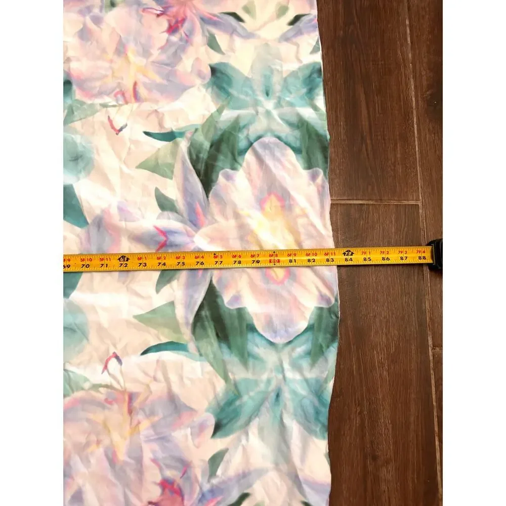 Pottery Barn Soft Floral Duvet Cover Queen Organic‎ Cotton 90